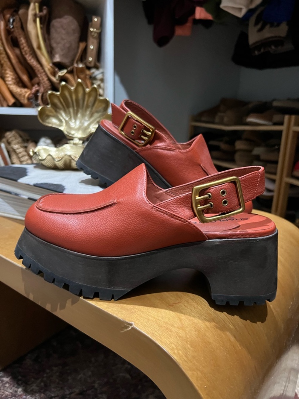 Charlotte Stone Carlos in Sienna NWOT - Picture 8 of 10